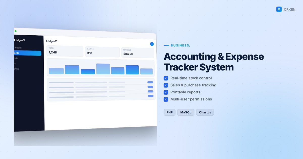 Accounting & Expense Tracker System