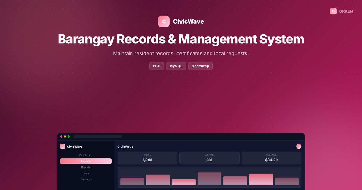 Barangay Records & Management System