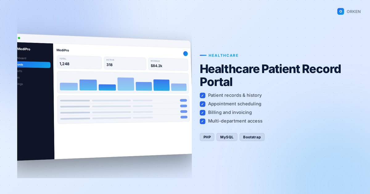Healthcare Patient Record Portal
