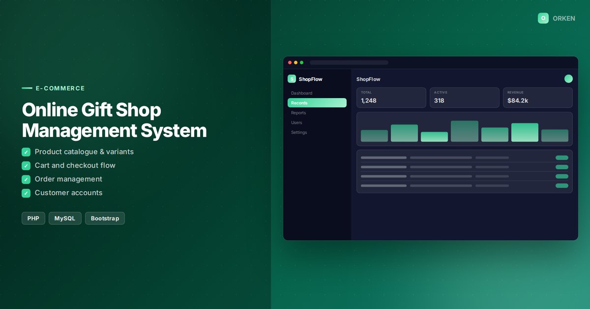 Online Gift Shop Management System