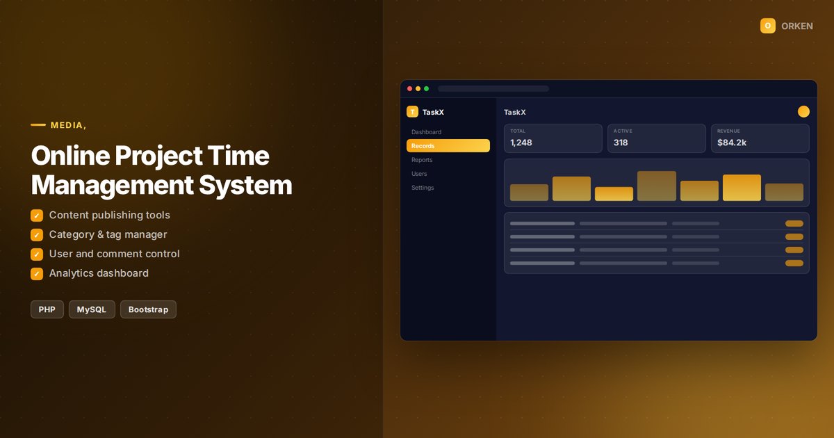 Online Project Time Management System
