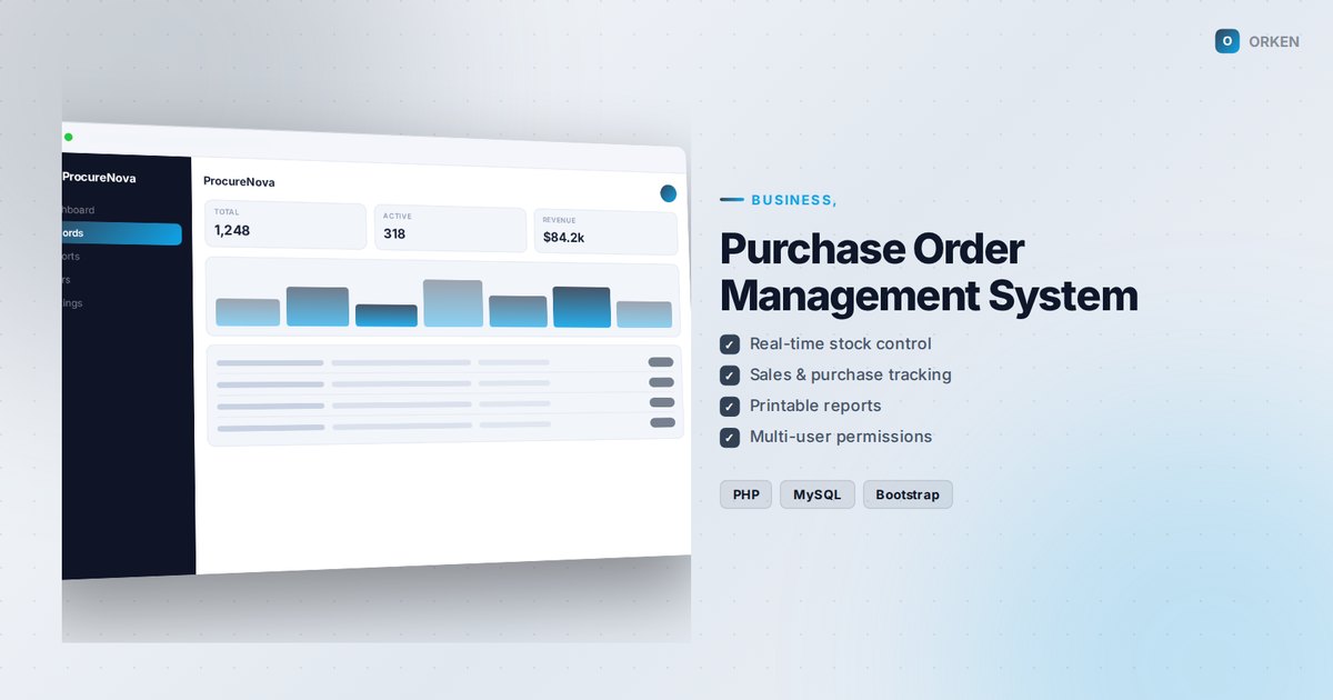 Purchase Order Management System